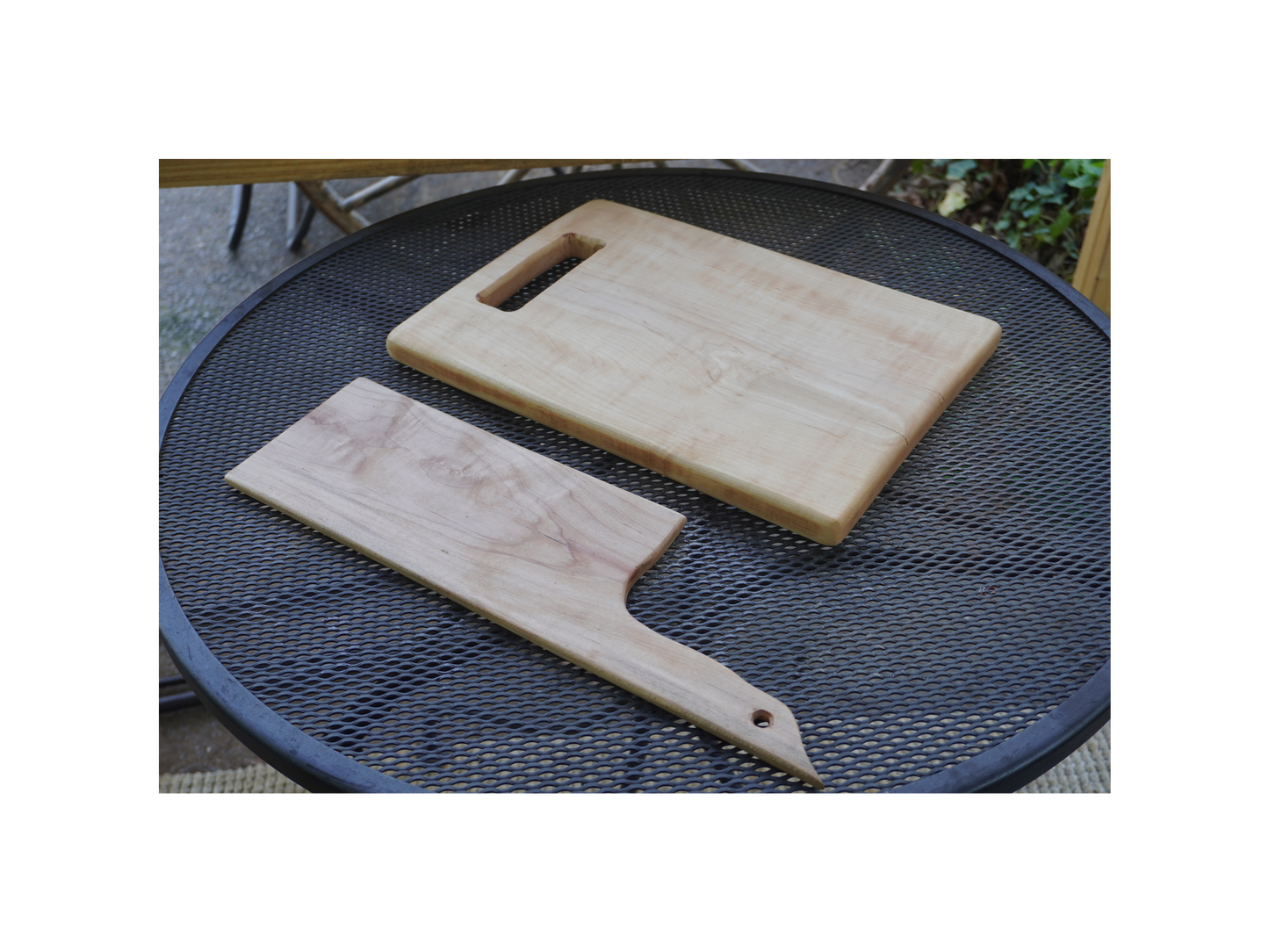 Pennsylvania Maple Cutting Board and Bread Board combo