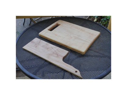 Pennsylvania Maple Cutting Board and Bread Board combo